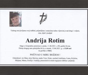 Andrija Rotim (1923.-2021.)