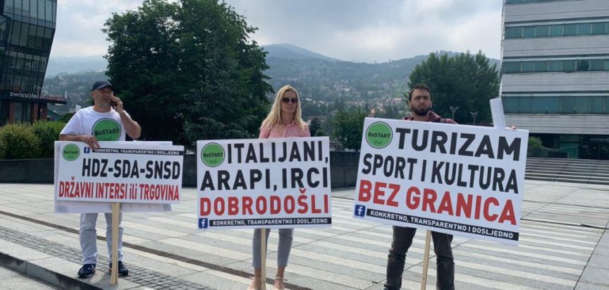 Turistički radnici iz BiH prosvjedovali u Sarajevu zbog (ne)donošenja odluka Vijeća ministara BiH
