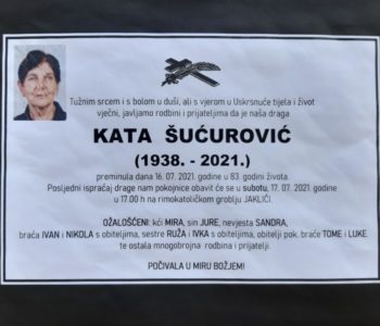 Kata Šućurović (1938.-2021.)