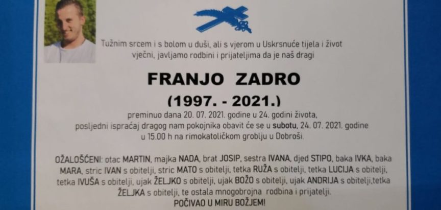Franjo Zadro (1997.-2021.)