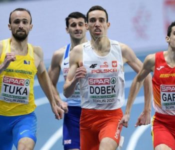 Amel Tuka u polufinalu utrke na 800 metara na Olimpijskim igrama