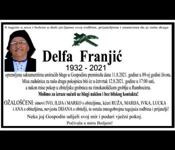Delfa Franjić (1932.-2021.)