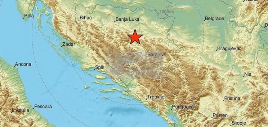 Zemljotres s epicentrom na području Zenice osjetio se i u Rami