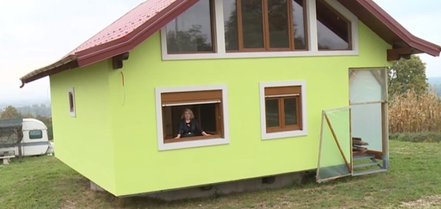 Supruzi izgradio rotirajuću kuću za raznolikiji pogled iz obiteljskog doma