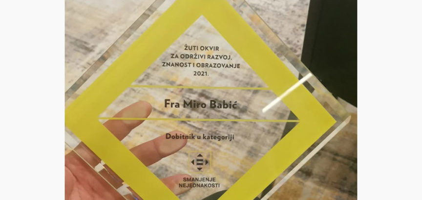 Misionar fra Miro Babić dobitnik nagrade „Žuti okvir“