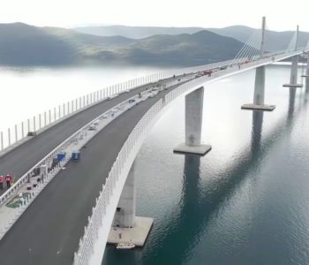 VIDEO: Probno opterećenje Pelješkog mosta