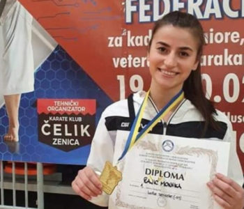 KARATE KLUB EMPI: Monika Rajić zlatna na prvenstvu u Zenici