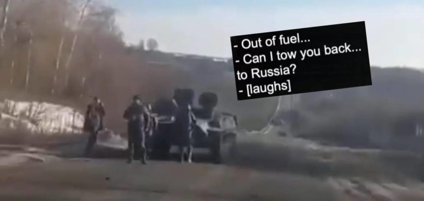 Ruskom tenku nestalo je goriva, hrabri Ukrajinac ispalio: Dečki, da vas odbacim u Rusiju?