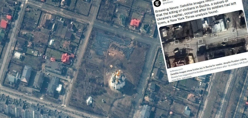 The New York Times: Satelitske snimke razotkrivaju ruske laži o masakru u ukrajinskoj Buči