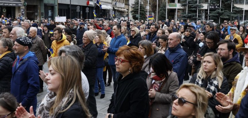 U Sarajevu održan skup podrške ‘Stojimo uz Ukrajinu’