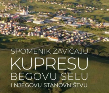 PREDSTAVLJANJE NOVE KNJIGE O KUPRESU: Spomenik zavičaju: Kupresu, Begovu Selu i njegovu stanovništvu