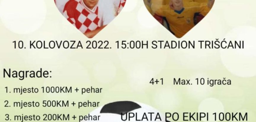 NAJAVA: Memorijalni malonogometni turnir “Mario Pavlović Manjo i Ivan Pavlović” u Gračacu