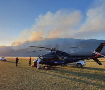 Požar na Čvrsnici se širi i dalje, stigao u pomoć helikopter iz Republike Srpske