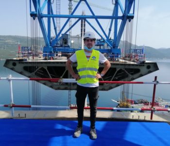 Hrvoje Mlakić iz Rame jedan je od inženjera koji je vodio računa o sigurnosti izgradnje Pelješkog mosta