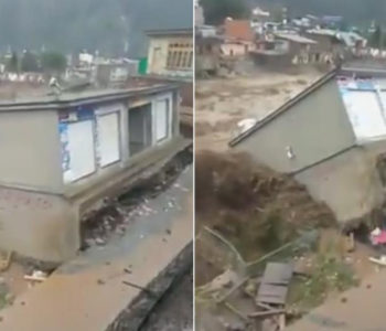PAKISTAN: Snimka koja najbolje dočarava kakva katastrofa se događa, bujica je odnijela cijelu zgradu!