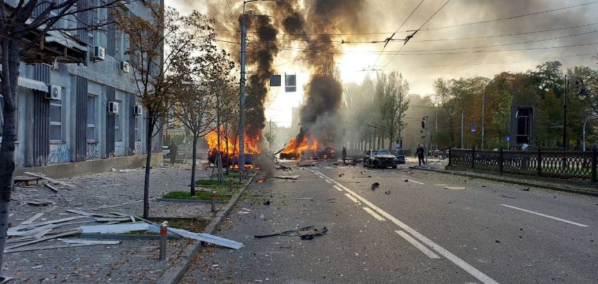 Četiri jake eksplozije u centru Kijeva prvi put nakon više mjeseci