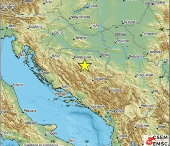 Zemljotres magnitude 4.3 pogodio područje Zenice