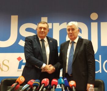 Dodik i Čović nakon blokada žele deblokadu: “SNSD neće u vlast bez HDZ-a, a ni HDZ bez SNSD-a”