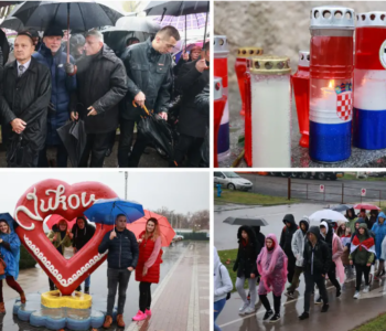 Tisuće u Koloni sjećanja unatoč jakoj kiši, Milanović u Škabrnji