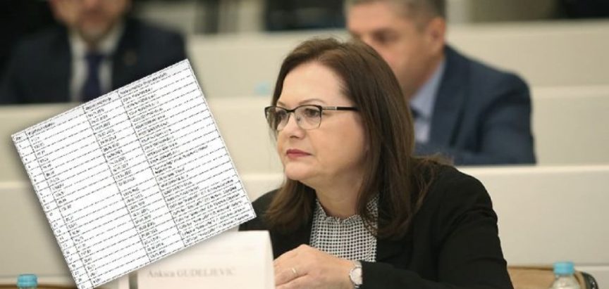 Bivša ministrica Ankica Gudeljević (HDZ BiH) prošle godine je pozamašno trošila na hranu, piće i hotele