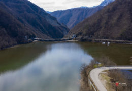 Otvaranje klapne preljevnog organa HE Jablanica