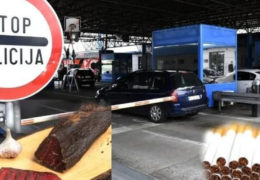 MASNA KAZNA: Putnik iz BiH zbog suhog mesa i cigareta kažnjen s 1.650 eura