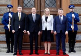 Predsjedništvo BIH svečano dočekalo predsjednika Republike Azerbejdžan Ilhama Aliyeva