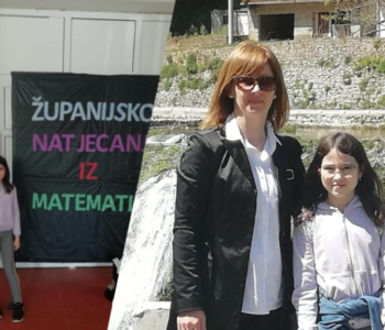 OSNOVNA ŠKOLA MARKO MARULIĆ: Ani Ćurić peto mjesto na županijskom natjecanju iz matematike