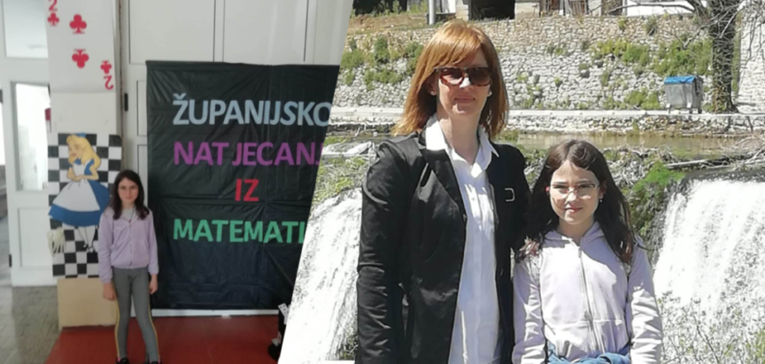 OSNOVNA ŠKOLA MARKO MARULIĆ: Ani Ćurić peto mjesto na županijskom natjecanju iz matematike