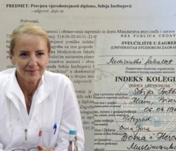 GODINAMA NA ČELU NAJVEĆE DRŽAVNE BOLNICE: Inspekcija naložila da se Sebiji Izetbegović oduzme diploma doktora znanosti