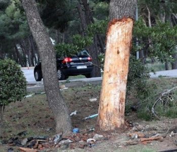 TRAGEDIJA NA ULAZU U POZNATI HOTEL: Preminula dva mladića nakon što su se automobilom zabili u stablo