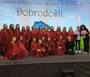 Zbor mladih iz župe Prozor osvojio prvo mjesto na sedmom Marija Festu u Sarajevu