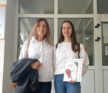 Mia Jozić osvojila drugo mjesto na županijskom natjecanju iz biologije
