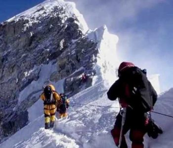 Tomo Cvitanušić na završnom dijelu uspona na Mount Everest