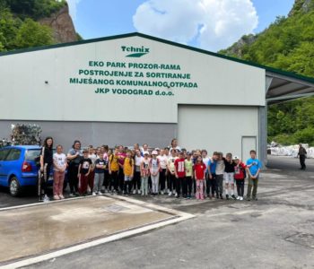 OSNOVNA ŠKOLA “IVAN MAŽURANIĆ” POSUŠJE: Učenici posjetili postrojenja Eko parka u Prozoru