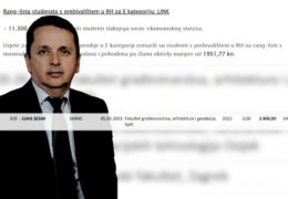 SIROTINJESKE STIPENDIJE ZLATNOJ MLADEŽI: Sin ministra iz Posušja primao novac kao socijalni slučaj u Hrvatskoj