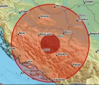 Potres jačine 5,4 stupnja pogodio BiH, osjetio se i u Rami