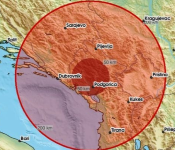 Potres magnitude 5,6 stupnjeva prema Richteru zatresao Crnu Goru