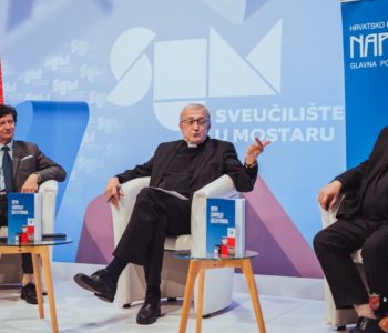 Mons. Franjo Topić predstavio zbornik “Vjera ljubavlju djelotvorna” u Mostaru