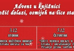 Narodna knjižnica “Rama” otvorila prijave za adventske radionice!