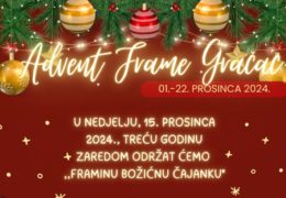 FRAMA Gračac i ove godine poziva sve na treću božićnu čajanku!