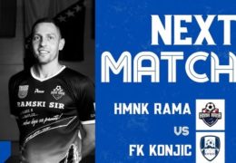 HMNK “Rama” sutra na domaćem terenu dočekuje FK “Konjic”