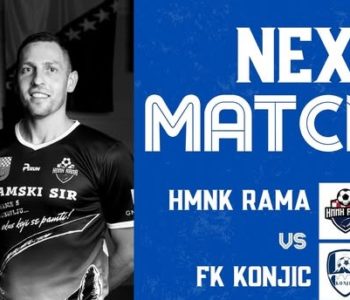 HMNK “Rama” sutra na domaćem terenu dočekuje FK “Konjic”