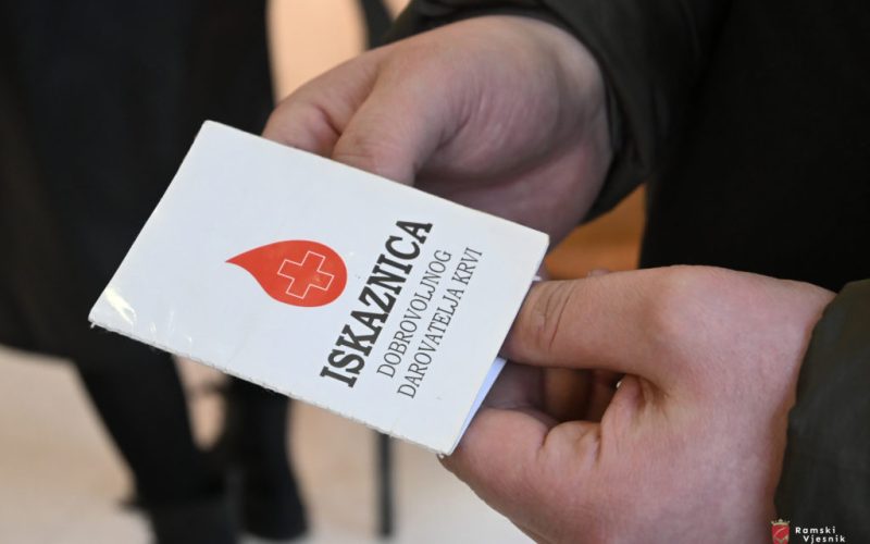 NAJAVA: Akcija darivanja krvi u Prozoru