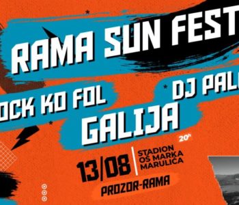Najveći glazbeni događaj ovog ljeta u Rami, 2. Rama Sun Fest u Prozoru!