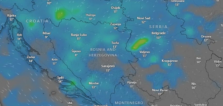 BiH zahvatio duži period nestabilnog vremena, hladni val tek dolazi, temperature će značajno pasti