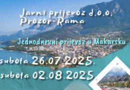 JAVNI PRIJEVOZ: Jednodnevni prijevoz u Makarsku
