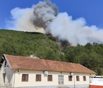 Veliki požar iznad Podbora