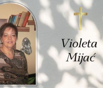 Preminula Violeta Mijać, majka vlč. Ivana, kapelana u Prozoru