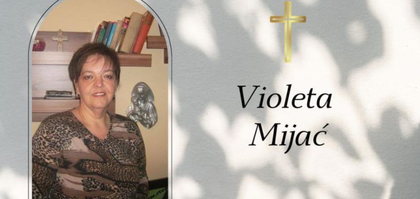 Preminula Violeta Mijać, majka vlč. Ivana, kapelana u Prozoru